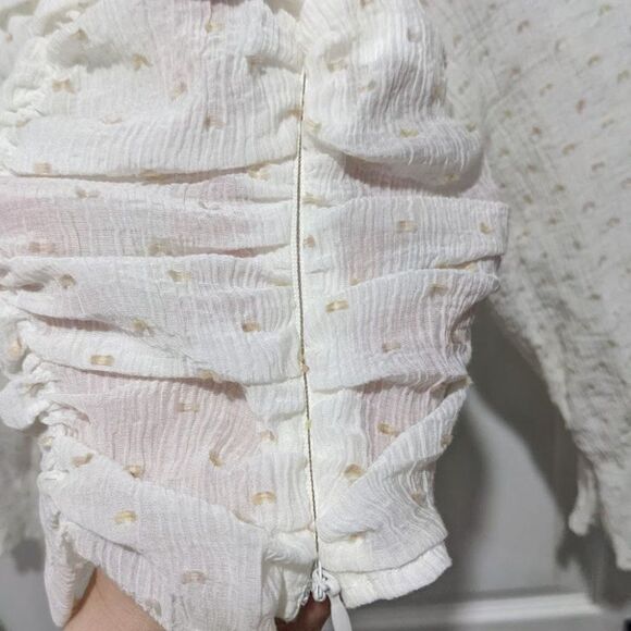 Zara | Crop top with Dotted Mesh - Picture 7 of 10